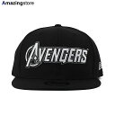 j[G Lbv 9FIFTY XibvobN }[xR~bNX AxW[Y WORDMARK SNAPBACK CAP BLACK NEW ERA MARVEL COMICS AVENGERS Xq Y fB[X jp ubN /BLK 23_10RE_10_24