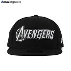 ニューエラ キャップ 9FIFTY スナップバック マーベルコミックス アベンジャーズ WORDMARK SNAPBACK CAP BLACK NEW ERA MARVEL COMICS AVENGERS 帽子 メンズ レディース 男女兼用 ブラック /BLK 23_10RE_10_24