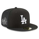2024 ワールドシリーズチャンピオンモデル 海外取寄 ニューエラ キャップ 59FIFTY ロサンゼルス ドジャース ブラック ホワイト MLB WORLD ...