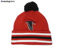 MITCHELL&NESS ATLANTA FALCONS 【XL-LOGO BEANIE/RED】 ミッチェル＆ネス アトランタ ファルコンズ ニット帽 ビーニー [帽子 ヘッドギア new era cap ニューエラキャップ new eraキャップ neweraキャップ 大きい サイズ メンズ レディース JORDAN]