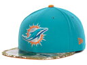 NEW ERA MIAMI DOLPHINS 【2014 SALUTE-TO-SERVICE/AQUA-DESERT】ニューエラ マイアミ ドルフィンズ 59FIFTY フィッテッド キャップ FITTED CAP [ 帽子 ヘッドギア ニューエラキャップ new era…