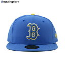 【シティコネクト あす楽】ニューエラ 59FIFTY ボストン レッドソックス 【2022 MLB CITY CONNECT FITTED CAP/LT BLUE】 NEW ERA BOSTON RED SOX 帽子 キャップ オーセンティック ON-FIELD オンフィールド ライトブルー /BLUE 22_6_5NE