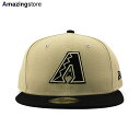 【シティコネクト あす楽】ニューエラ 59FIFTY アリゾナ ダイヤモンドバックス 【2022 MLB CITY CONNECT FITTED CAP/CREAM-BLACK】 NEW ERA ARIZONA DIAMONDBACKS 帽子 キャップ オーセンティック ON-FIELD オンフィ0ルド クリーム ブラック 22_7RE_0708