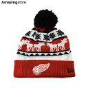 ニューエラ ニット ビーニー デトロイト レッドウィングス 【NHL THE MOOSER KNIT BEANIE/RED】 NEW ERA DETROIT RED WINGS レッド ブラック ホワイト 21_12_3NE