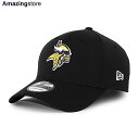 ニューエラ 39THIRTY ミネソタ バイキングス  NEW ERA MINNESOTA VIKINGS ブラック 