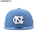 ニューエラ キャップ 59FIFTY ノースカロライナ ターヒールズ NCAA TEAM BASIC FITTED CAP LIGHT BLUE NEW ERA...
