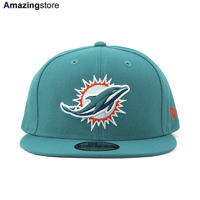 ニューエラ キャップ 9FIFTY スナップバック マイアミ ドルフィンズ NFL TEAM BASIC SNAPBACK CAP AQUA NEW ERA MIAMI DOLPHINS 帽子 メンズ レディース 男女兼用 帽子 アクア /AQUA 24_4RE_0405