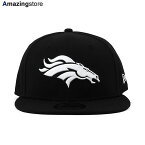 ニューエラ キャップ 9FIFTY スナップバック デンバー ブロンコス NFL TEAM BASIC SNAPBACK CAP BLACK WHITE NEW ERA DENVER BRONCOS 帽子 メンズ レディース ブラック ホワイト /BLK 23_12RE_12_18