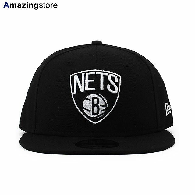 ニューエラ キャップ 9FIFTY ブルックリン ネッツ NBA TEAM BASIC SNAPBACK CAP BLACK WHITE NEW ERA BROOKLYN NETS n70353676 帽子 メンズ レディース 男女兼用 ブラック ホワイト /BLK 24_2RE_2_02