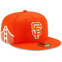 シティコネクト ニューエラ キャップ 59FIFTY サンフランシスコ ジャイアンツ MLB CITY CONNECT FITTED CAP ORANGE NE...