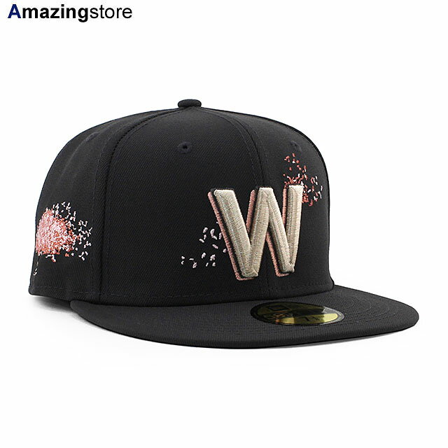 ニューエラ 59FIFTY ワシントン ナショナルズ  NEW ERA WASHINGTON NATIONALS グラファイト グレー 