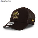 楽天Amazingstoreあす楽 ニューエラ キャップ 39THIRTY サンディエゴ パドレス MLB BATTING PRACTICE TRUCKER BP FLEX FIT CAP BROWN NEW ERA SAN DIEGO PADRES メッシュキャップ MESH CAP トラッカー 帽子 メンズ レディース ブラウン /BRN 23_9RE_23_10RE_1005