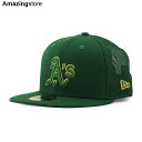 あす楽 ニューエラ キャップ 59FIFTY オークランド アスレチックス MLB BATTING PRACTICE TRUCKER FITTED CAP GREEN NEW ERA OAKLAND ATHLETICS 帽子 キャップ 練習用 オーセンティック ON-FIELD グリーン /GRN 23_8RE_0829 BP メッシュキャップ