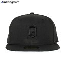 ニューエラ キャップ 59FIFTY デトロイト タイガース MLB TEAM BASIC FITTED CAP BLACKOUT NEW ERA DETROIT TIGERS 帽子 メンズ レディース 男女兼用 ブラック /BLK 24_2RE_24_3RE_0304