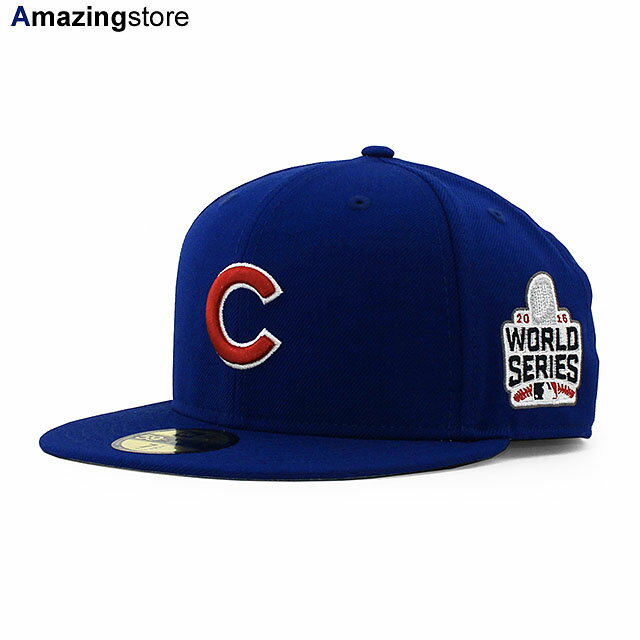 ニューエラ キャップ 59FIFTY シカゴ カブス MLB 2016 WORLD SERIES GAME FITTED CAP ROYAL BLUE NEW ERA CHICAGO CUBS 帽子 メンズ レディース 男女兼用 ブルー /RYL BIG_SIZE COLOR_BOTTOM 24_4RE_0410