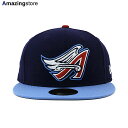 ニューエラ キャップ 59FIFTY アナハイム エンゼルス MLB 1997 COOPERSTOWN FITTED CAP NAVY SKY BLUE NEW ERA ANAHEIM ANGELS 帽子 メンズ レディース ネイビー スカイブルー COLOR_BOTTOM BIG_SIZE TEAM-BASIC 24_4RE_0409