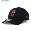 【男女兼用 あす楽】ニューエラ 9FORTY クリーブランド ガーディアンズ 【MLB THE LEAGUE ROAD ADJUSTABLE CAP/NAVY】 NEW ERA CLEVELAND GUARDIANS ネイビー 23_1RE_0125