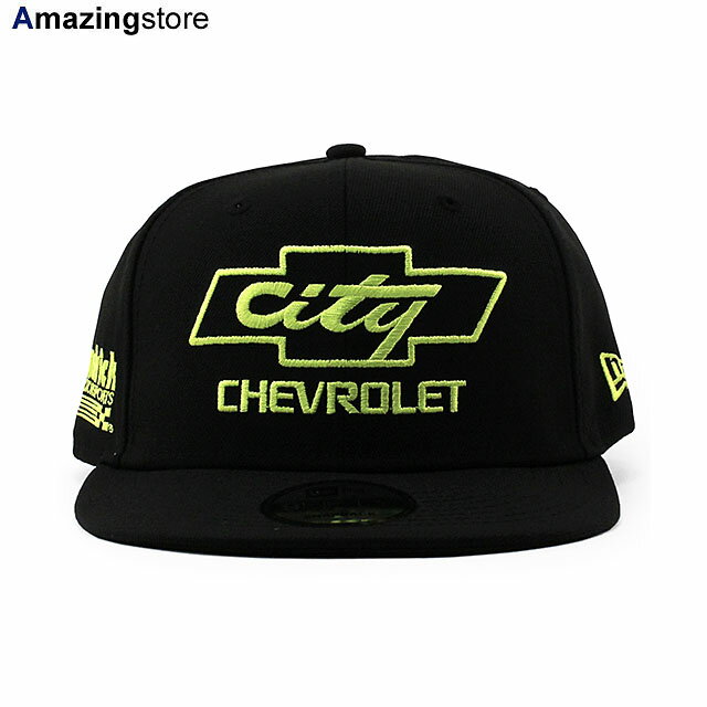 ニューエラ キャップ 9FIFTY スナップバック ナスカー CITY CHEVROLET SNAPBACK CAP BLACK NEW ERA NASCAR f3767751 帽子 メンズ レディース 男女兼用 ブラック /BLK 24_4RE_0426