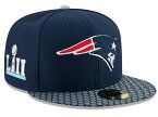 ニューエラ ニューイングランド ペイトリオッツ 【NFL SUPER BOWL LII SIDE PATCH SIDELINE/NAVY】 NEW ERA NEW ENGLAND PATRIOTS [18_1_4SBLII 18_1_5]