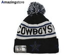 ニューエラ ダラス カウボーイズ 【NFL BIGGEST FAN KNIT BEANIE/BLK-GREY】 NEW ERA DALLAS COWBOYS [18_1_5NE]