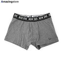 ニューエラ ボクサーパンツ BOXER UNDERWEAR CHARCOAL NEW ERA 13518031 /GREY for3000 23_4RE_ 23_5RE_0512