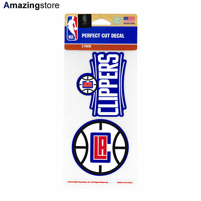 ウィンクラフト ステッカー ロサンゼルス クリッパーズ 【LOS ANGELES CLIPPERS NBA PERFECT CUT DECAL 2 PACK】 WINCRAFT for3000 20_3_2ACC 20_3_3