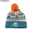 ニューエラ ニット ビーニー マイアミ ドルフィンズ 【NFL THE MOOSER KNIT BEANIE/AQUA】 NEW ERA MIAMI DOLPHINS アクア オレンジ ホワイト /BLK 21_12_3NE