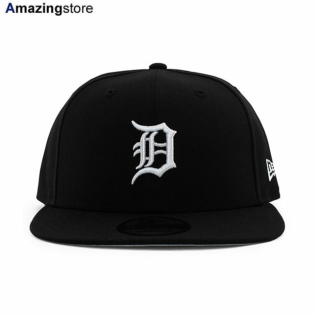 ニューエラ キャップ9FIFTY スナップバック デトロイト タイガース MLB TEAM BASIC SNAPBACK CAP BLACK WHITE NEW ERA DETROIT TIGERS 帽子 メンズ レディース ブラック ホワイト /BLK 24_2RE_2_26