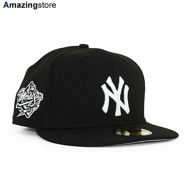 ニューエラ キャップ 59FIFTY ニューヨーク ヤンキース MLB 1999 WORLD SERIES FITTED CAP BLACK WHITE NEW ERA NEW YORK YANKEES 帽子 メンズ レディース 男女兼用 ブラック /BLK BIG_SIZE COLOR_BOTTOM 23_11RE_11_16