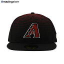 ニューエラ キャップ 59FIFTY アリゾナ ダイヤモンドバックス MLB 2017 ON FIELD AUTHENTIC GAME FITTED CAP BLACK NEW ERA ARIZONA DIAMONDBACKS メンズ レディース 帽子 ブラック /BLK BIG_SIZE 24_2RE_2_22