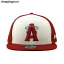 シティコネクト ニューエラ キャップ スナップバック 9FIFTY ロサンゼルス エンゼルス MLB CITY CONNECT SNAPBACK CAP RED BEIGE NEW ERA LOS ANGELES ANGELS 帽子 メンズ レディース 男女兼用 レッド ベージュ /RED 24_2RE_2_29