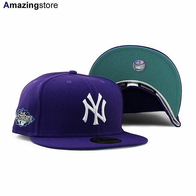 楽天Amazingstore【あす楽】ニューエラ 59FIFTY ニューヨーク ヤンキース 【MLB 2011 ALL STAR GAME TEAL BOTTOM FITTED CAP/PURPLE】 NEW ERA NEW YORK YANKEES パープル [/PUR COLOR BOTTOM 22_8_2NE]