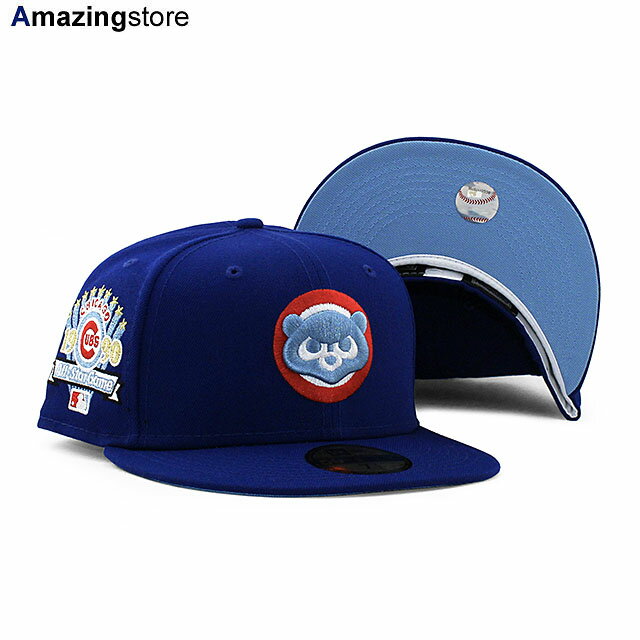 ニューエラ キャップ 59FIFTY シカゴ カブス MLB 1990 ALL STAR GAME SKY BLUE BOTTOM FITTED CAP BLUE NEW ERA CHICAGO CUBS 帽子 メンズ レディース 男女兼用 ブルー スカイ /RYL COLOR BOTTOM 24_1RE_1_30