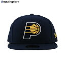 ニューエラ キャップ 9FIFTY スナップバック インディアナ ペイサーズ NBA TEAM BASIC SNAPBACK CAP NAVY NEW ERA INDIANA PACERS 帽子 メンズ レディース ネイビー /NAVY COLOR_BOTTOM 24_2RE_2_26