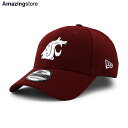 男女兼用 あす楽 ニューエラ キャップ 9FORTY ワシントンステイト クーガーズ NCAA THE LEAGUE ADJUSTABLE CAP CRIMSON NEW ERA WASHINGTON STATE COUGARS クリムゾン /BUR 23_6RE_ 23_7RE_0704