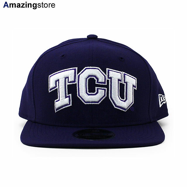 ニューエラ 9FIFTY スナップバック キャップ TCU ホーンドフロッグス  NEW ERA TCU HORNED FROGS パープル 