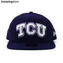 【あす楽】ニューエラ 9FIFTY スナップバック キャップ TCU ホーンドフロッグス 【NCAA TEAM-BASIC ORIGINAL FIT SNAPBACK CAP/PURPLE】 NEW ERA TCU HORNED FROGS パープル /PUR 22_9_2NE