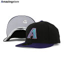 ニューエラ キャップ 59FIFTY アリゾナ ダイヤモンドバックス MLB OLD AUTHENTIC 1999-2006 ALTERNATE 2 FITTED CAP BLACK PURPLE NEW ERA ARIZONA DIAMONDBACKS ブラック パープル /BLK COLOR_BOTTOM 23_2 23_3_1NE