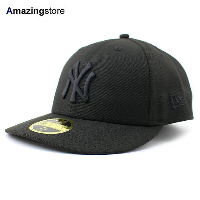 ニューエラ キャップ 59FIFTY ニューヨーク ヤンキース MLB TEAM BASIC LC LOW CROWN FITTED CAP LP BLACKOUT NEW ERA NEW YORK YANKEES 帽子 メンズ レディース 男女兼用 13561965 帽子 メンズ レディース ブラック /BLK 24_5RE_0516