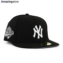 ニューエラ キャップ 59FIFTY ニューヨーク ヤンキース MLB 1996 WORLD SERIES FITTED CAP BLACK WHITE NEW ERA NEW YORK YANKEES 帽子 メンズ レディース 男女兼用 ブラック ホワイト /BLK BIG_SIZE COLOR_BOTTOM 24_1RE_1_30