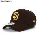 ニューエラ キャップ 9TWENTY ストラップバック サンディエゴ パドレス MLB CORE CLASSIC STRAPBACK CAP BROWN NEW ERA SAN DIEGO PADRES 帽子 メンズ レディース 男女兼用 ブラウン /BRN 24_4RE_0419