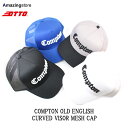 【あす楽対応】【4色展開】コンプトン 【COMPTON OLD ENGLISH CURVED VISOR MESH CAP】オットー メッシュキャップ OTTO 22_7_NWA LOS ANGELES CALIFORNIA ロサンゼルス カリフォルニア