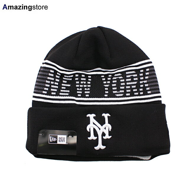 Rakuten - ニューエラ ニット ビーニー ニューヨーク メッツ MLB SPORTS KNIT BEANIE BLACK NEW ERA NEW YORK METS