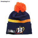 シティコネクト ニューエラ ニットキャップ ビーニー ヒューストン アストロズ 2022 MLB CITY CONNECT POM KNIT BEANIE CAP NAVY NEW ERA HOUSTON ASTROS 帽子 メンズ レディース 男女兼用 ネイビー /NAVY24_12(4)