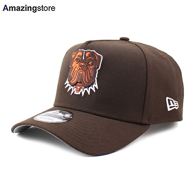 ニューエラ キャップ 9FORTY スナップバック クリーブランド ブラウンズ NFL A-FRAME SNAPBACK CAP BROWN NEW ERA CLEVELAND BROWNS 帽子 メンズ レディース 男女兼用 ブラウン エーフレーム 940AF /BRN アメフト 26_4RE_0406