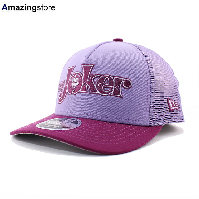 Rakuten - ニューエラ キャップ 9FORTY M-CROWN DCコミックス ジョーカー JOKER A-FRAME MESH SNAPBACK CAP PURPLE NEW ERA DC COMICS