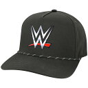 海外取寄 WWE AUTHENTIC キャップ WWE LOGO CADDY SNAPBACK CAP BLACK