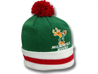 MITCHELL&NESS MILWAUKEE BUCKS 【XL-LOGO BEANIE/GRN】 ミッチェル＆ネス ミルウォーキー バックス ニット帽 ビーニー [NBABEANIE]