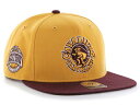 47BRAND CLEVELAND CAVALIERS【SURE-SHOT SNAPBACK/GOLD-BUR】 フォーティーセブンブランド クリーブランド キャバリアーズ スナップバック 帽子 ヘッドギア キャップ CAP 大きい サイズ メンズ レディース 15_6_2FTS 15_6_3