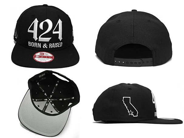 NEW ERA AREA CODE 【424 BORN-N-RAISED SOCAL SNAPBACK/BLK】 ニューエラ エリアコード 9FIFTY スナップバック ORIGINAL FIT SO CAL PACK [cap 15_10_2SNA15_10_3 LACOMP SO CAL PACK SCRIPT]